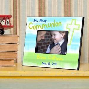   Favors Personalized First Communion Bright Blessings Picture Frames