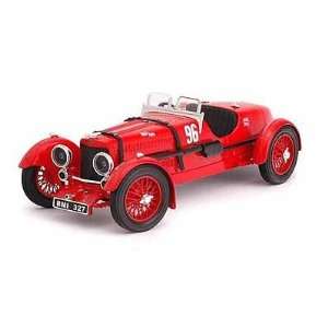  1934 Aston Martin Le Mans Team Car 1/18 Red #96 Toys 