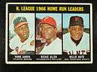 1967 Topps #244 NL Home Run Leaders Aaron Allen May​s