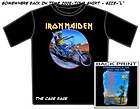 IRON MAIDEN   T SHIRT   SOMEWHERE BACK IN TIME   TOUR 2008   NEW**