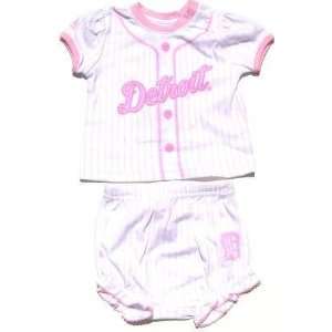  NEWBORN Baby Infant Detroit Tigers Girl Pink Jersey Diaper 