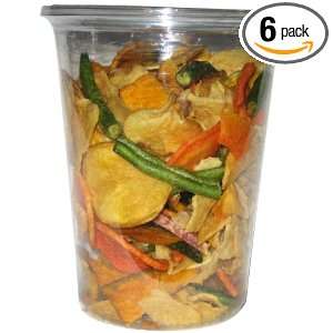 Hickory Harvest Veggie Chips, 6.5 Ounce Tubs (Pack of 6)  