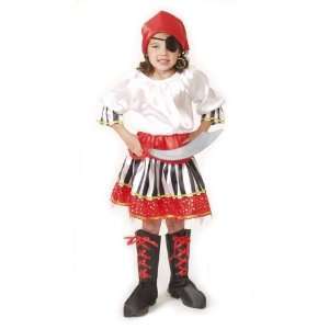  Caribbean Pirate Girl Dress Up Costume Play Halloween S Toys & Games