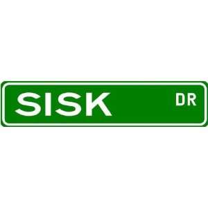 SISK Street Sign ~ Family Lastname Sign ~ Gameroom, Basement, Garage 
