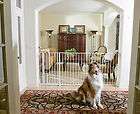 Maxi extra Tall Walk Thru dog cat steel Gate Room fence w/ Pet Door 37 