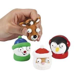  Holiday Characters With Putty Eyes   Novelty Toys & Toy 