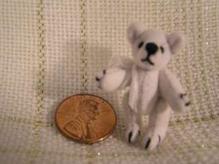 World of Miniature Bear #189 /ONE   1 Bear   WHITE  