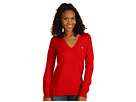 Lacoste Long Sleeve Merino Wool V Neck Sweater at 