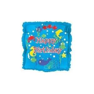  18 Fishy H.B.   Mylar Balloon Foil Health & Personal 