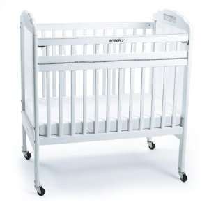  Safe T Side Clear View Crib in White