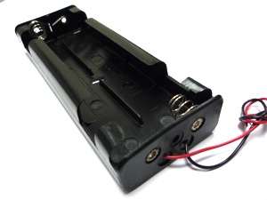 Battery case box holder for 6 x C size cells (9V)  