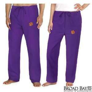  Scrubs Bottoms Pants Clemson Tigers For HIM or HER   DRAWSTRING 
