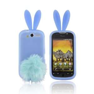  For T Mobile MyTouch 4G Baby Blue Bunny Rubbery Feel Anti 