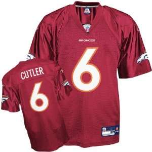  Reebok Denver Broncos Jay Cutler Red Qb Practice Jersey 