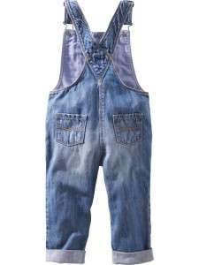 Gap Toddler Girls 1969 Denim Look Overall Size 4 4T NWT  