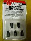   oz. Tungsten Worm Fishing Weights   Black   4 Packs of 5   Lead Free