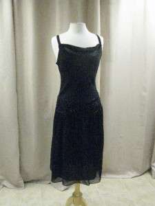 NWT Milano Cocktail Dress Size Medium, Black  