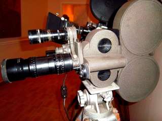 35mm Eyemo Spyder Turret Cine Camera. Military Surplus Minty 