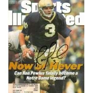 Ron Powlus (NOTRE DAME) Autographed/Hand Signed Sports Illustrated 