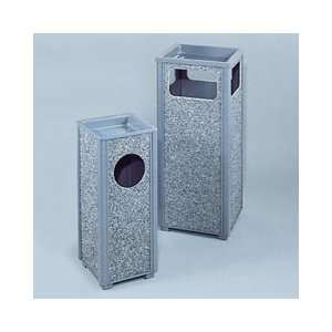  United Receptacle Aspen Outdoor Receptacle Gray 