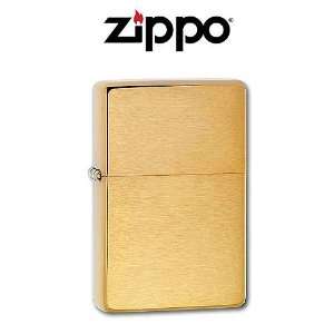  Vintage  Brushed Brass w/o Slashes   Zippo 240.25, Zippo 