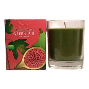  Stella Mare Green Fig Soy Candle In Glass 5 Ounces