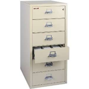  FireKing 6 Drawer Card and Check File with 3 Section 