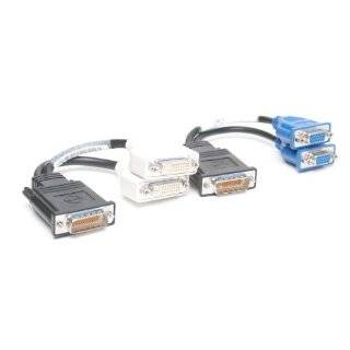  Dell DMS 59 to Dual DVI and DMS 59 to Dual VGA Y Splitter Cable Dual 