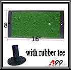 a99 golf practice heavy duty rubber base driving mat 16
