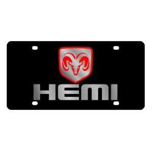 Dodge HEMI License Plate INCLUDES FREE DURABLE CLEAR PLASTIC SHIELD