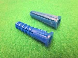 450 BLUE PLASTIC HOLLOW WALL SCREW ANCHOR #8 #10 #12  