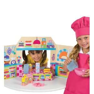Alex Toys Tasty Treat Shop with Apron, Hat, Utensils and Pretend Food 