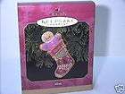 Hallmark 1999 MOM Mother TIN stocking Ornament MIB