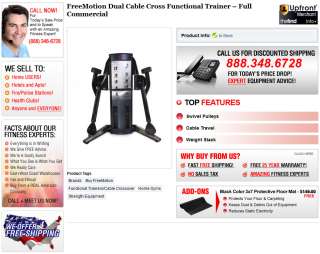   Dual Cable Cross Functional Trainer – Full Commercial  