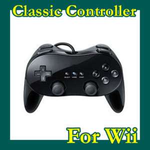 Classic Pro Controller for Nintendo Wii Remote Black  
