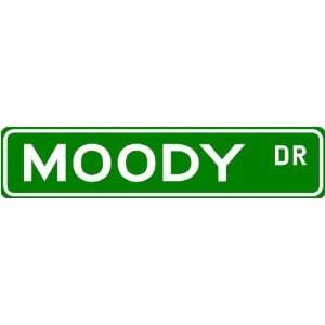  MOODY Street Name Sign ~ Family Lastname Sign ~ Gameroom 