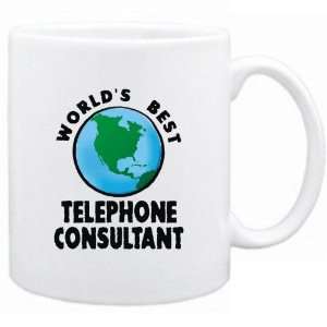 New  Worlds Best Telephone Consultant / Graphic  Mug Occupations 