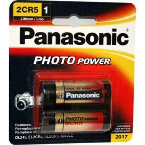 Panasonic 2CR5 245 6V Photo Lithium Camera Battery NEW  