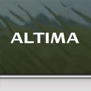 Nissan White Sticker Altima GTR SE R S15 S13 350Z Laptop Vinyl White 