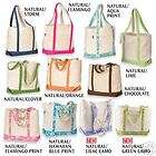 HY805 HYP Wholesale Lot 12 Canvas Beach Bags Toca Totes  