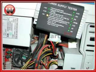 PC PSU ATX SATA HD Power Supply+RJ45 Cat 5 Cable Tester  