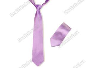New Mens Solid Color Jacquard Woven Silk Twill Stripe Tie Necktie 10 