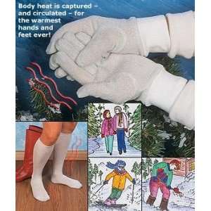  Mens Thermal Sock & Glove Liner Set