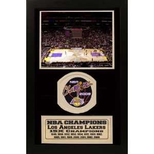  2009 Los Angeles Lakers STD Patch Frame