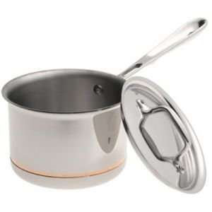  All Clad Copper Core Collection Sauce Pan with Lid 2.0QT 6 