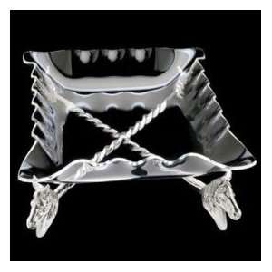  Arthur Court Horse Stand with Acrylic Tray   Clear 