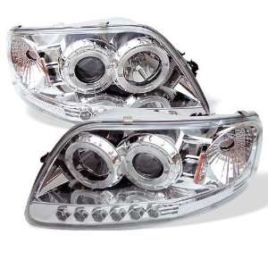 Ford F150 97 98 99 00 01 02 03 1 piece Projector Halo Headlights with 