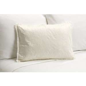 Barbara Barry Rosette Boudoir Toss Pillow   14x20