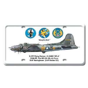  B 17 Flying Fortress License Plate