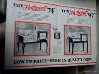 Vintage Hotpoint 74 97 Range Stove Catalog Edison Electric Appliance 